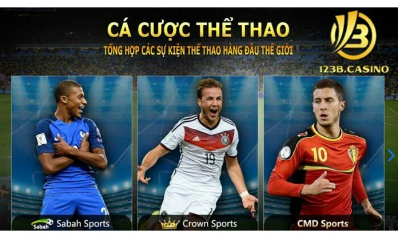 Cá cược thể thao tại 123B